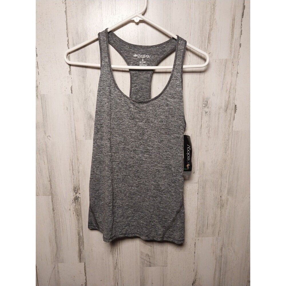 Ideology Women's Medium Gray Racerback Tank NWT